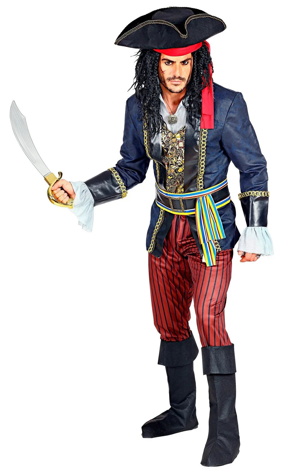 Disfraz de Capitán Pirata Elegante para Hombre Piratas Widmann