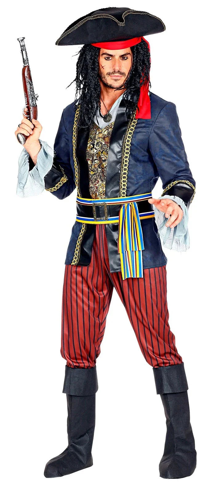 Disfraz de Capitán Pirata Elegante para Hombre Piratas Widmann