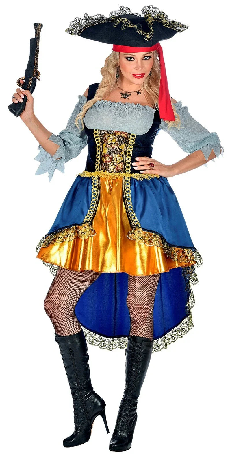 Disfraz de Capitana Pirata Estilosa para Mujer Piratas Widmann