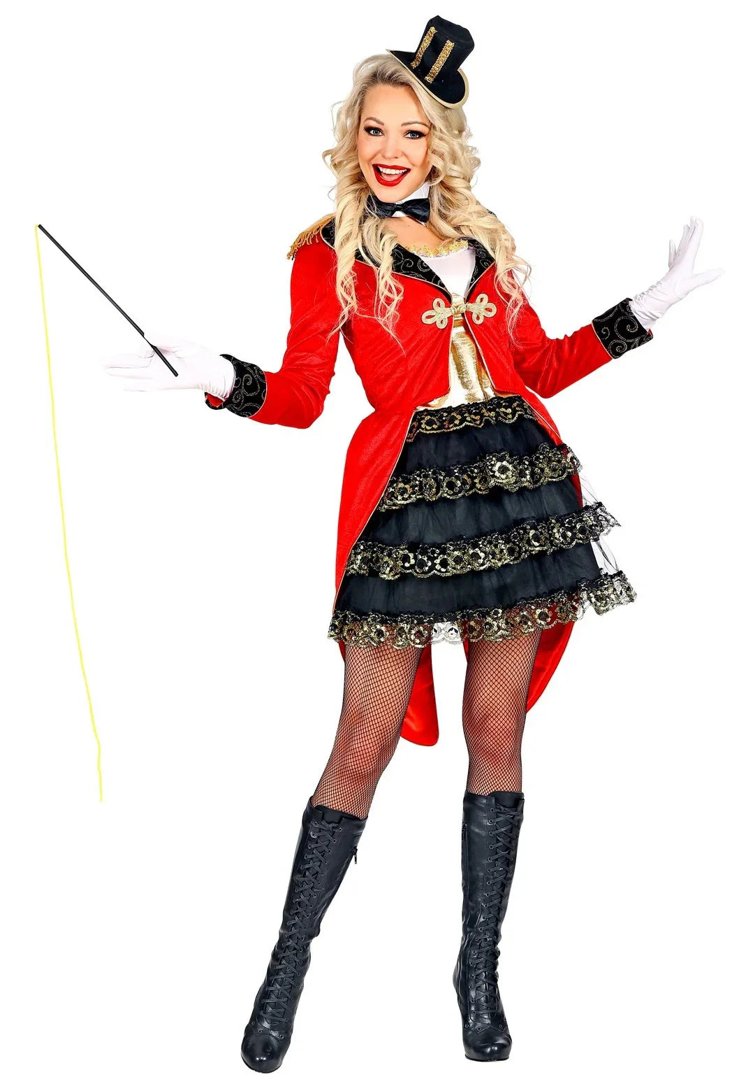 Disfraz de Domadora con Frac Rojo para Mujer Domador Widmann