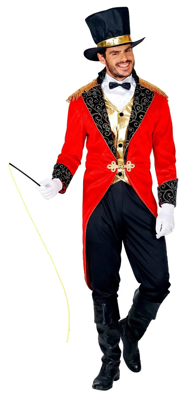Disfraz de Domador con Frac Rojo para Hombre Domador Widmann