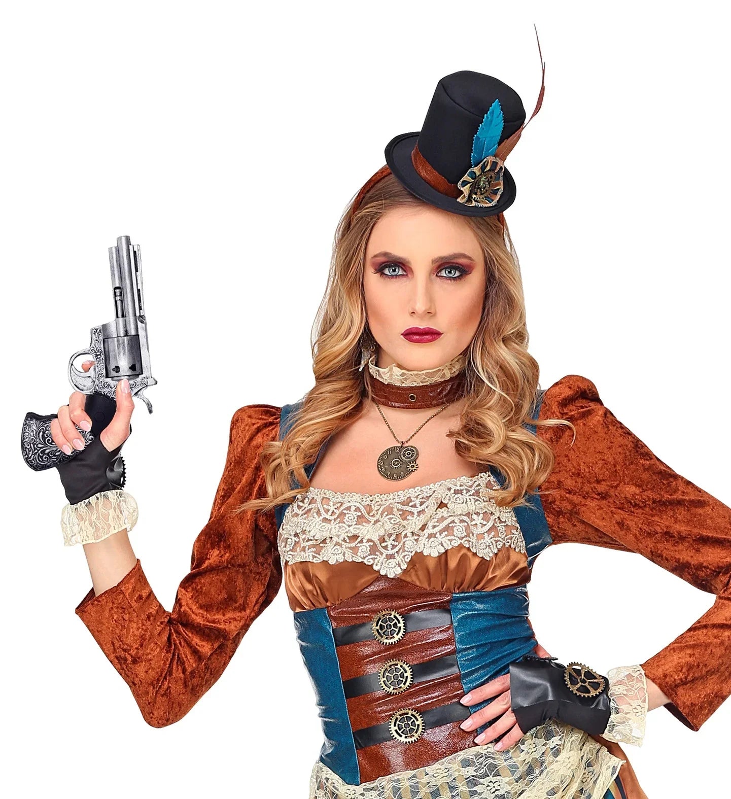 Revólver Decorado de 25cm Pistolas, Rifles y Metralletas Widmann