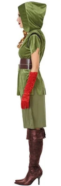 Disfraz de Arquera Medieval del Bosque para Mujer Robin Hood y Arquero Atosa