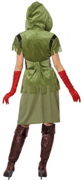 Disfraz de Arquera Medieval del Bosque para Mujer Robin Hood y Arquero Atosa