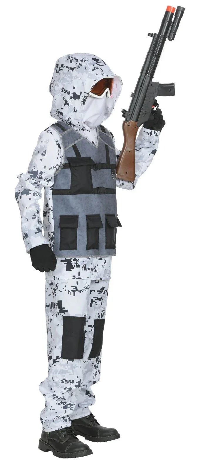 Disfraz de Comando Militar de Montaña para Niño Camuflaje Widmann