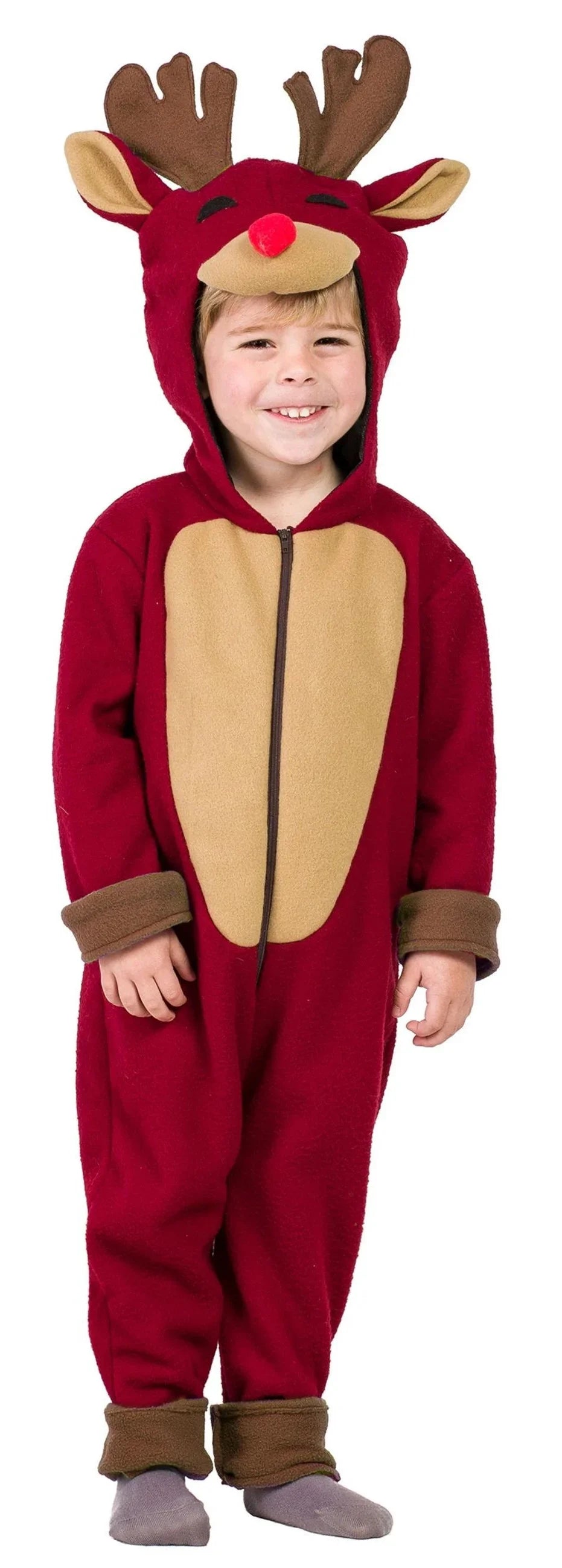 Disfraz de Reno Rudolph Navideño Infantil Renos Kimokawaii