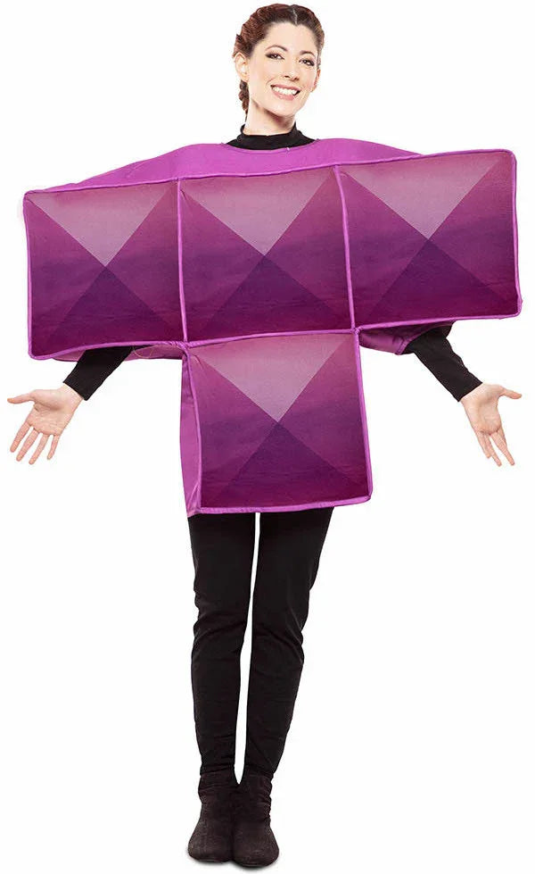 Disfraz de Tetris Morado para Adulto Tetris EuroCarnavales