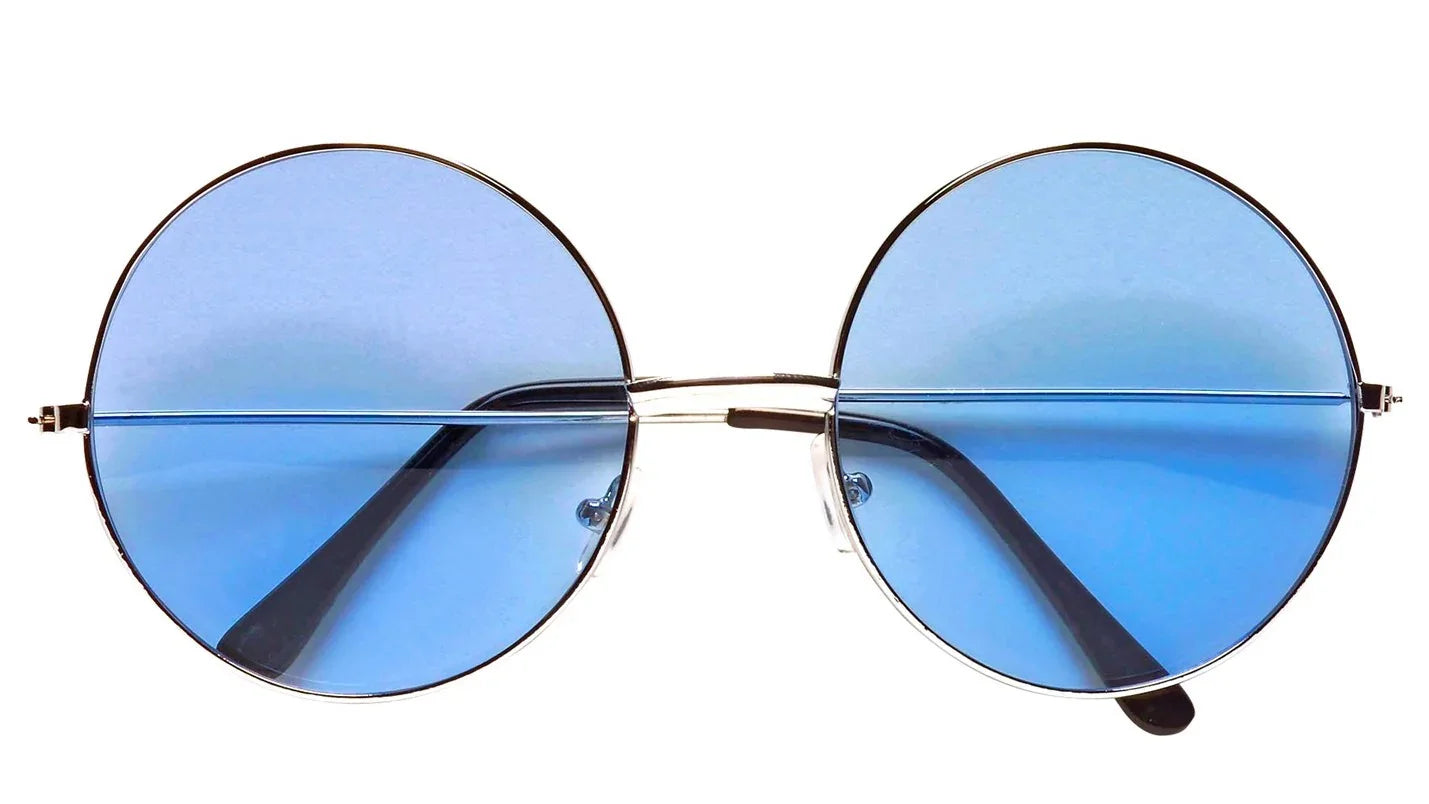 Gafas Hippies Azules Estilo Años 70 Gafas Hippies Redondas Widmann
