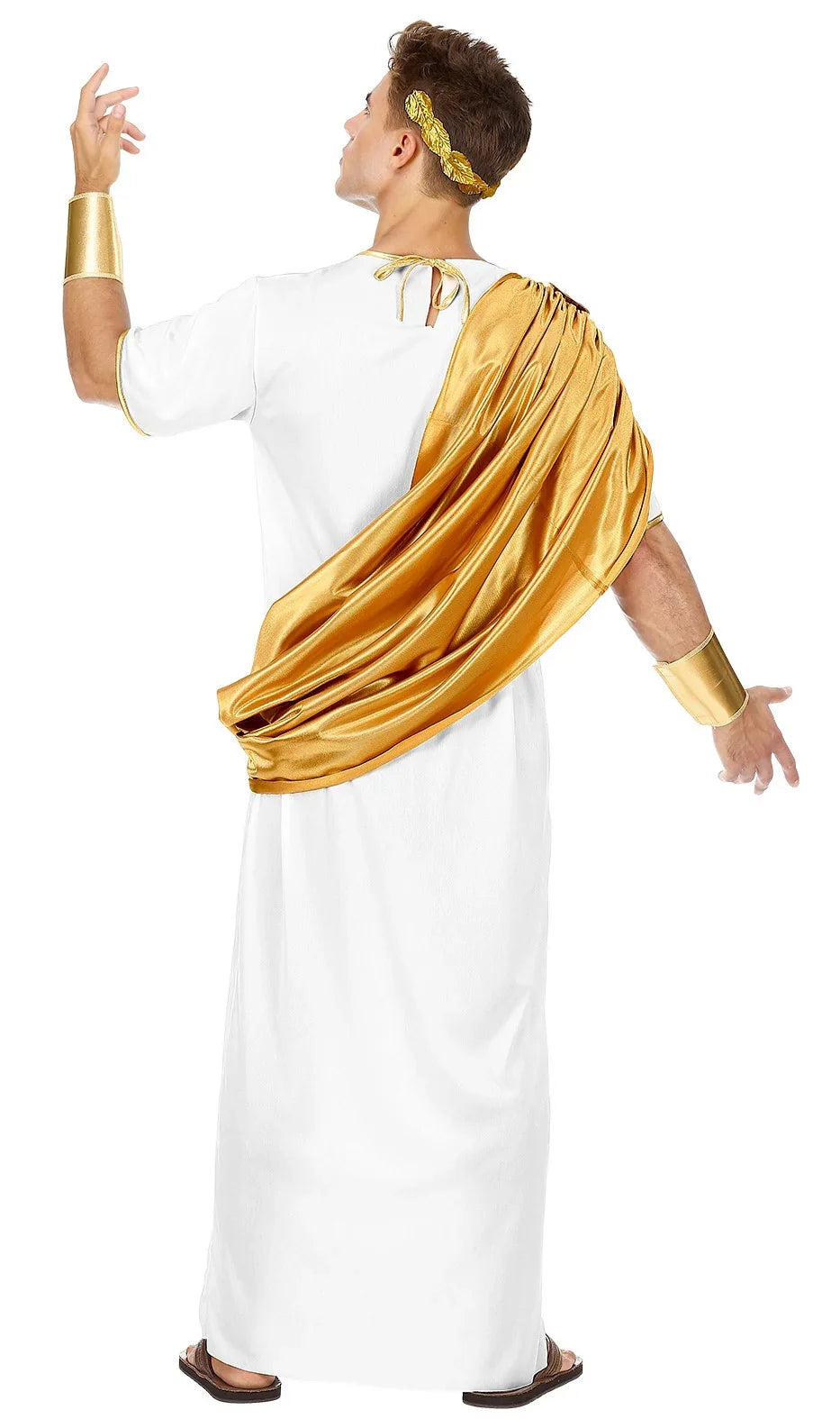 Disfraz de Julio César con Toga Dorada para Hombre Senadores Romanos Widmann