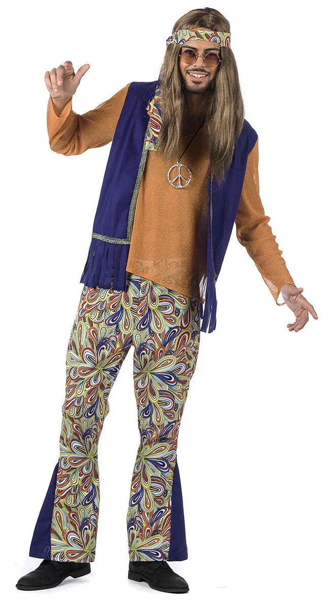 Disfraz de Hippie Psicodélico Premium para Hombre Hippies Limit Sport