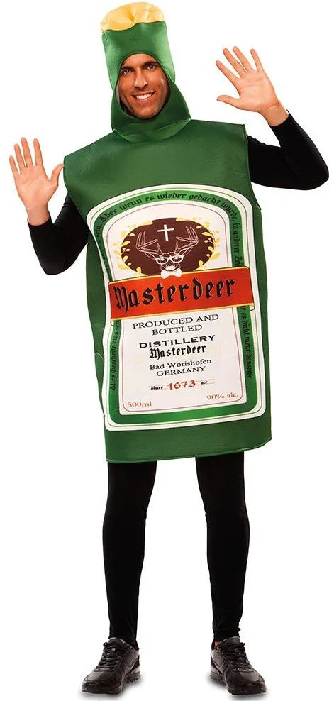 Disfraz de Botella de Jägermeister para Adulto Bebida y Comida EuroCarnavales