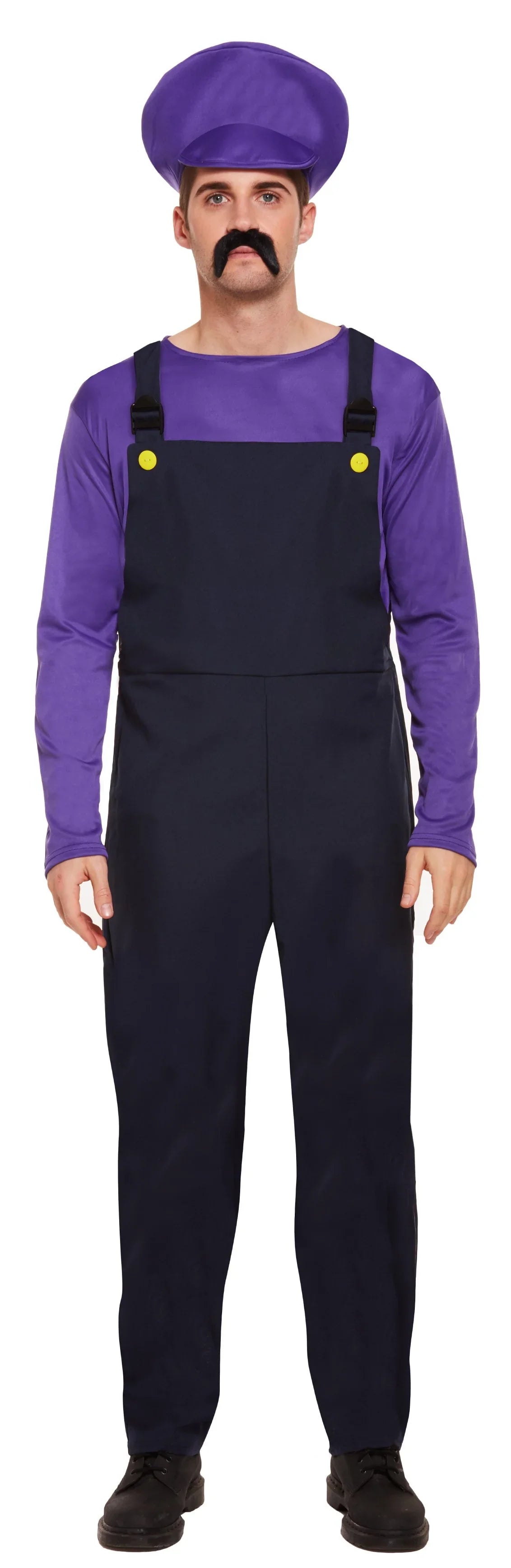 Disfraz de Waluigi para Adulto Super Mario Bros y Luigi Harlequin