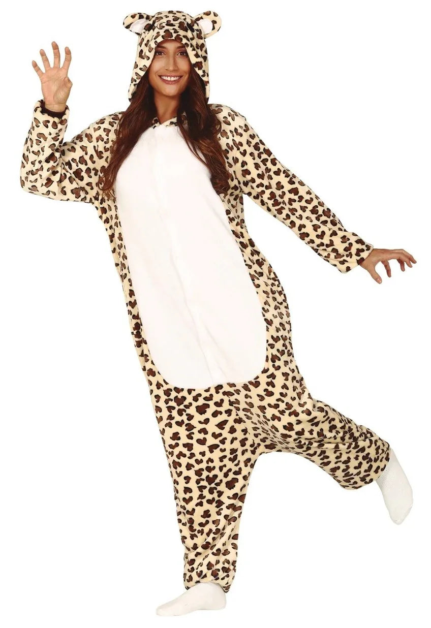 Disfraz de Leopardo Pijama para Mujer Leopardo Guirca