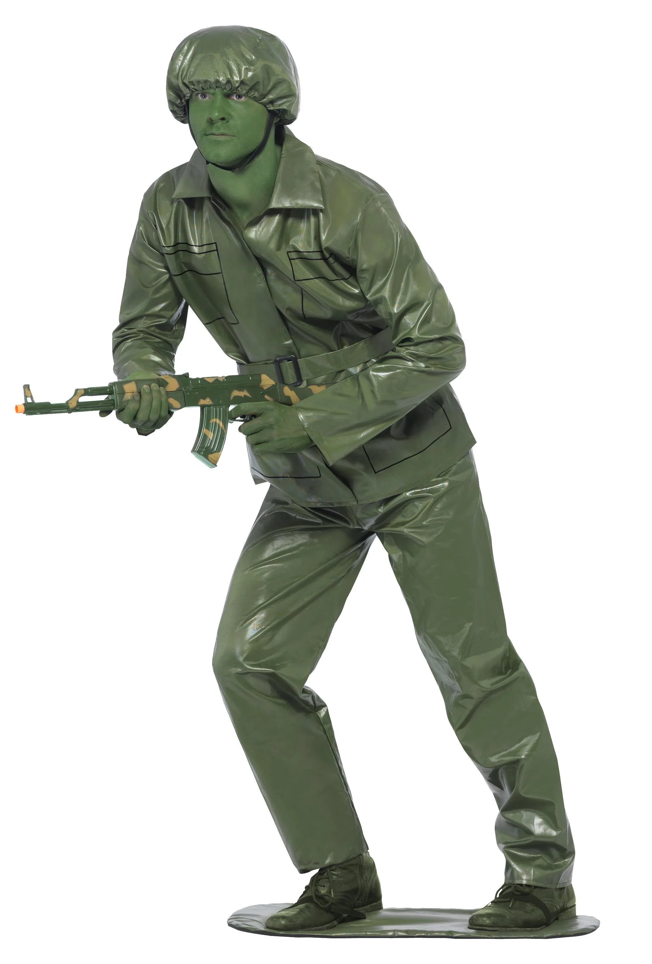 Disfraz de Soldado de Juguete Verde para Hombre Militares y Soldados Smiffys