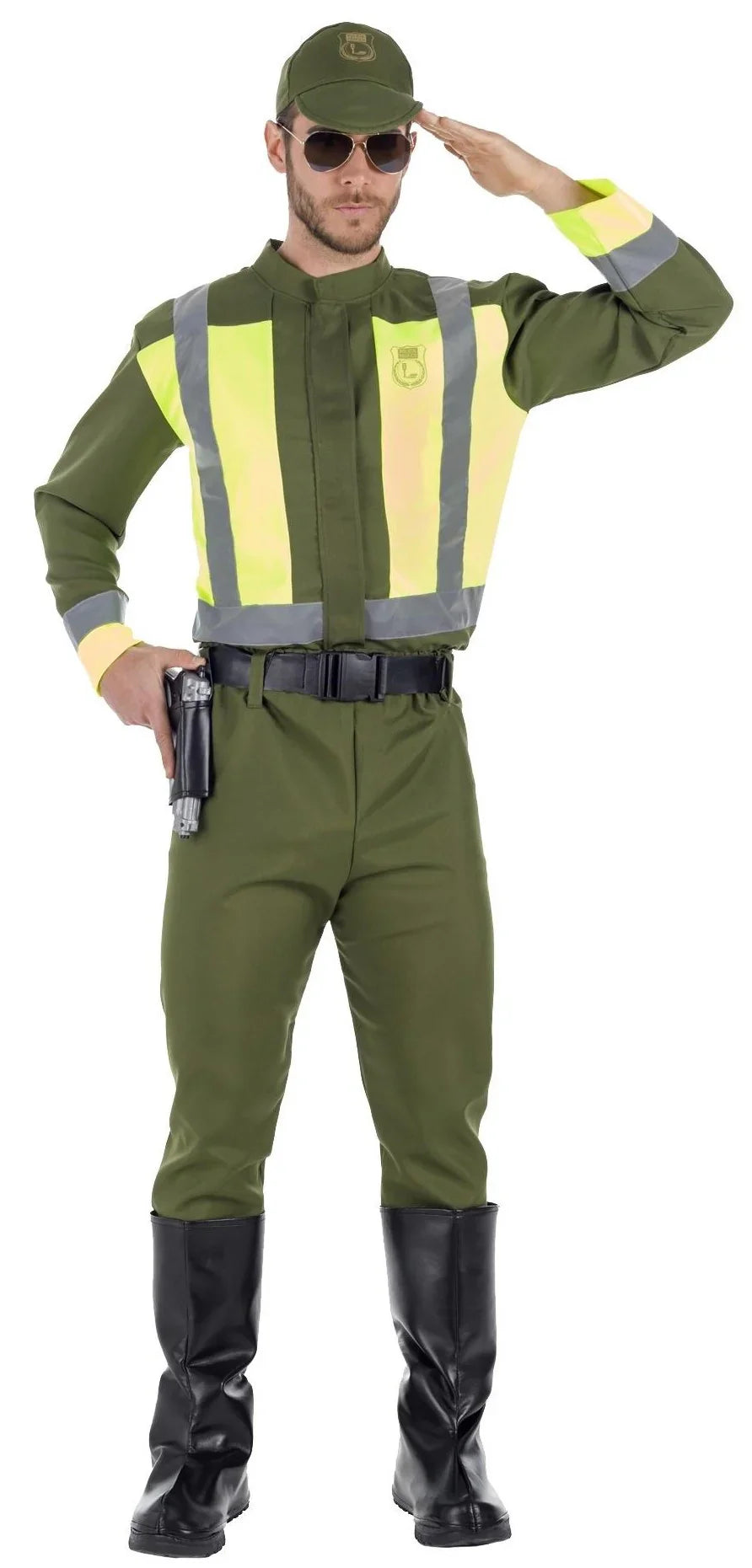 Disfraz de Guardia Civil de Tráfico para Adulto Guardia Civil Kimokawaii