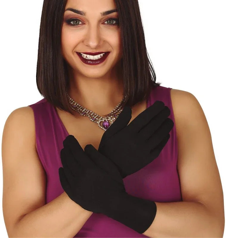 Guantes Negros Cortos Básicos Guantes Guirca