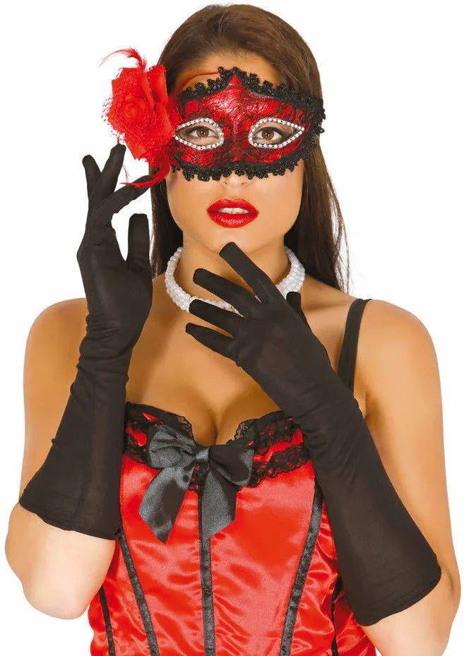 Guantes Largos Negros para Adulto Guantes Guirca