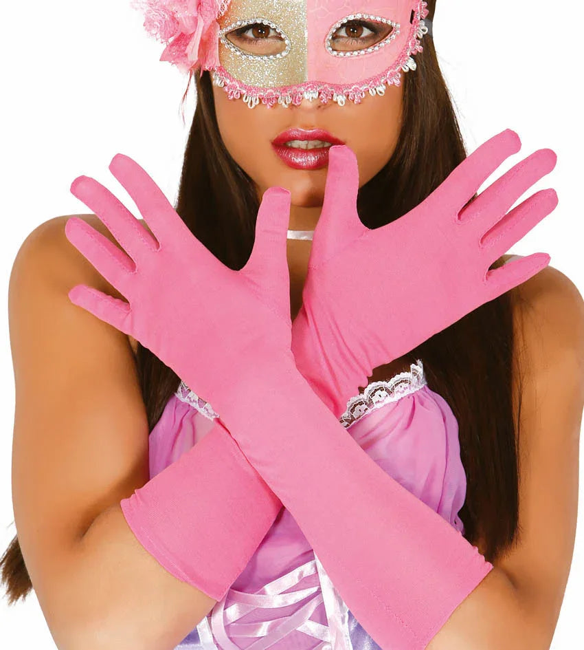 Guantes Largos Rosas para Adulto Guantes Guirca