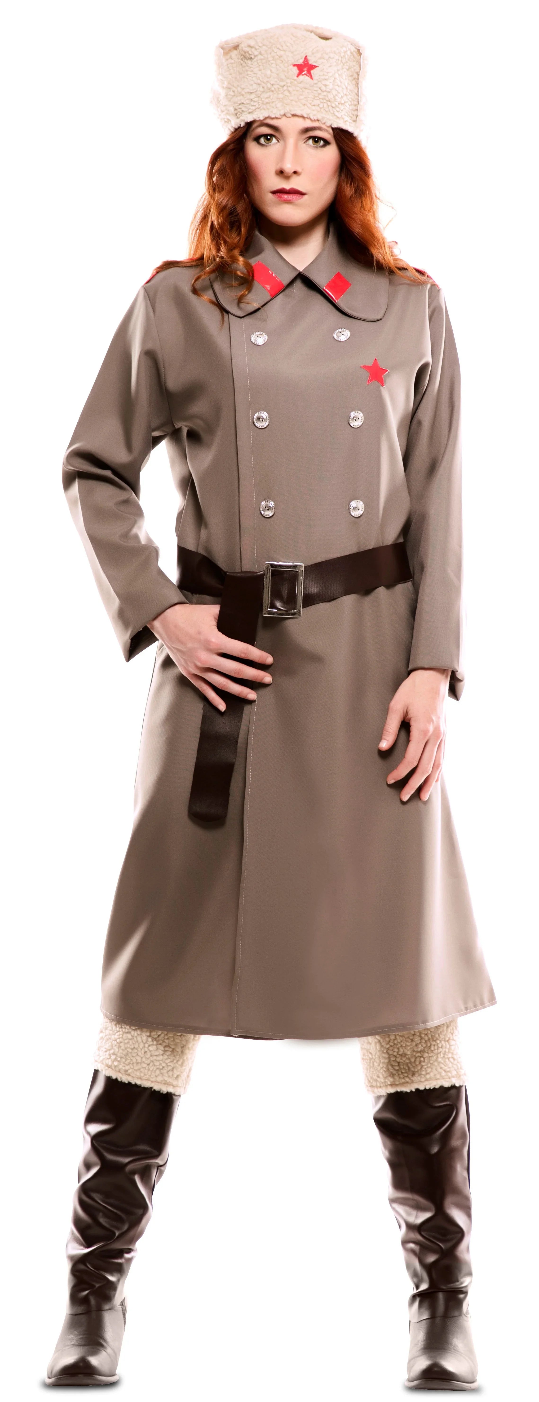 Disfraz de Militar Rusa Bolchevique para Mujer Rusos EuroCarnavales