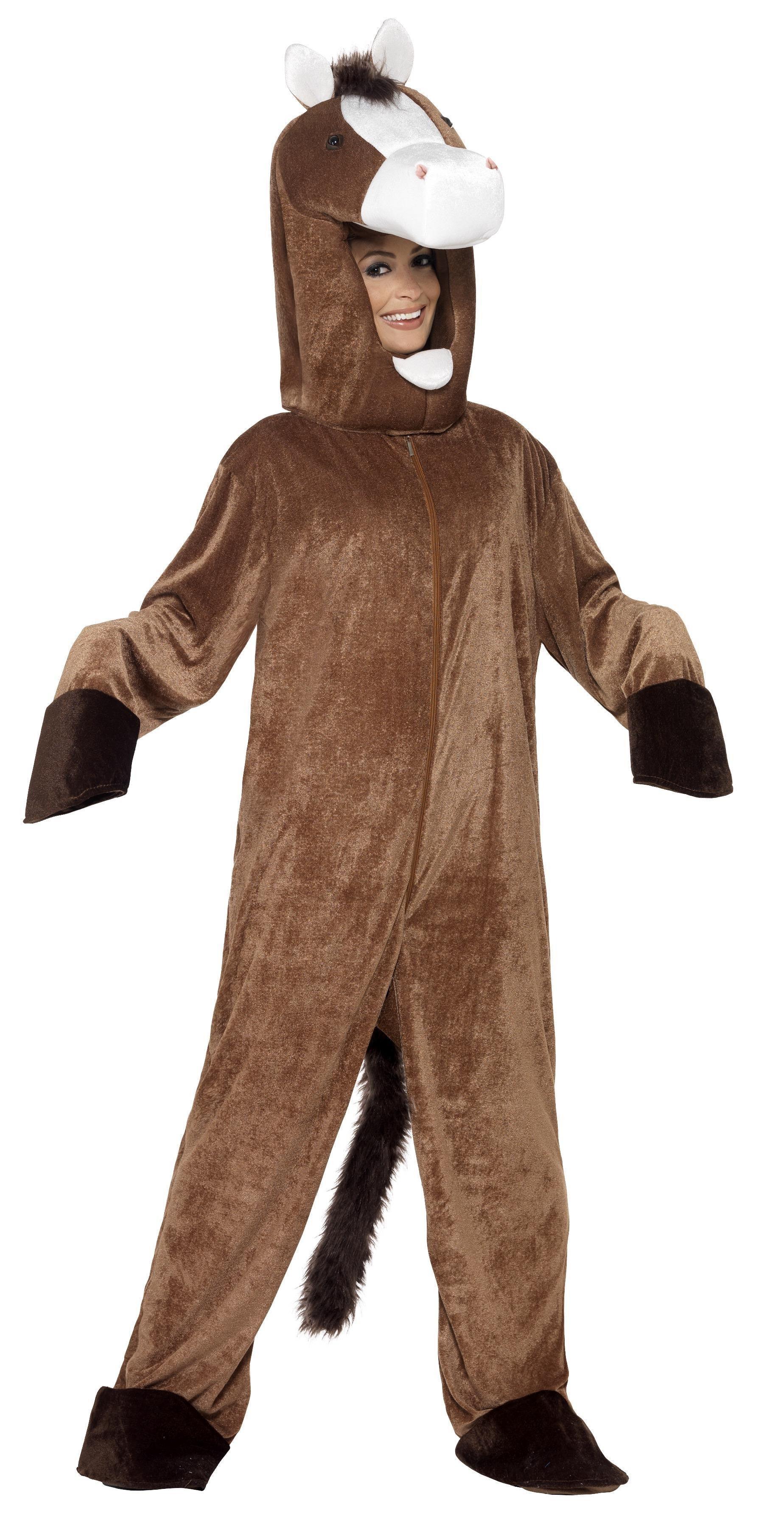 Disfraz de Caballo Marrón para Adulto Caballo Smiffys