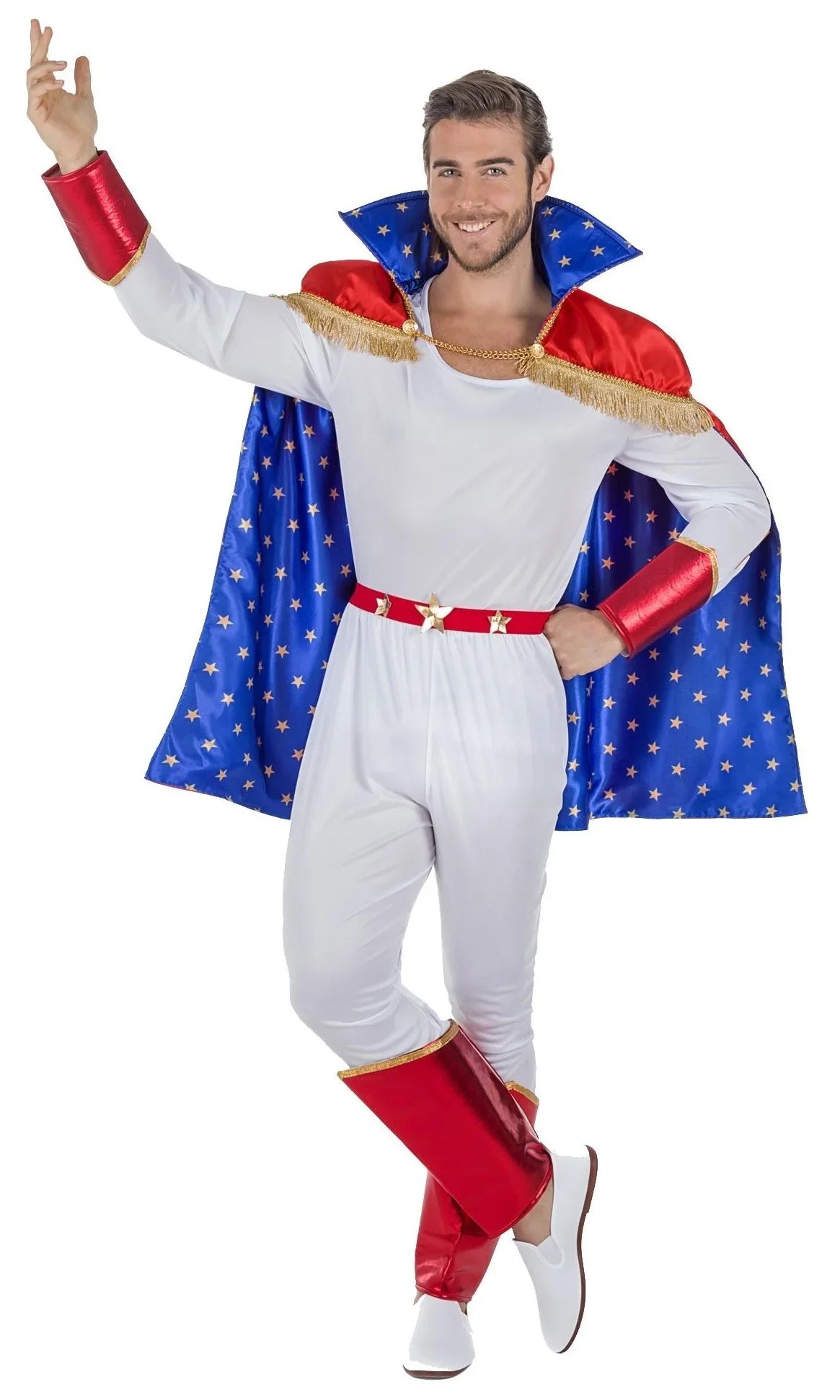 Disfraz de Trapecista con Capa para Hombre Circo Kimokawaii