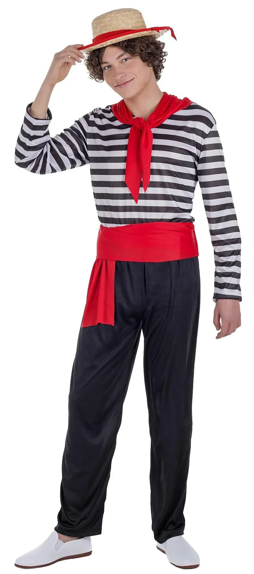 Disfraz de Gondolero Veneciano para Hombre Venecianos y de Época Kimokawaii