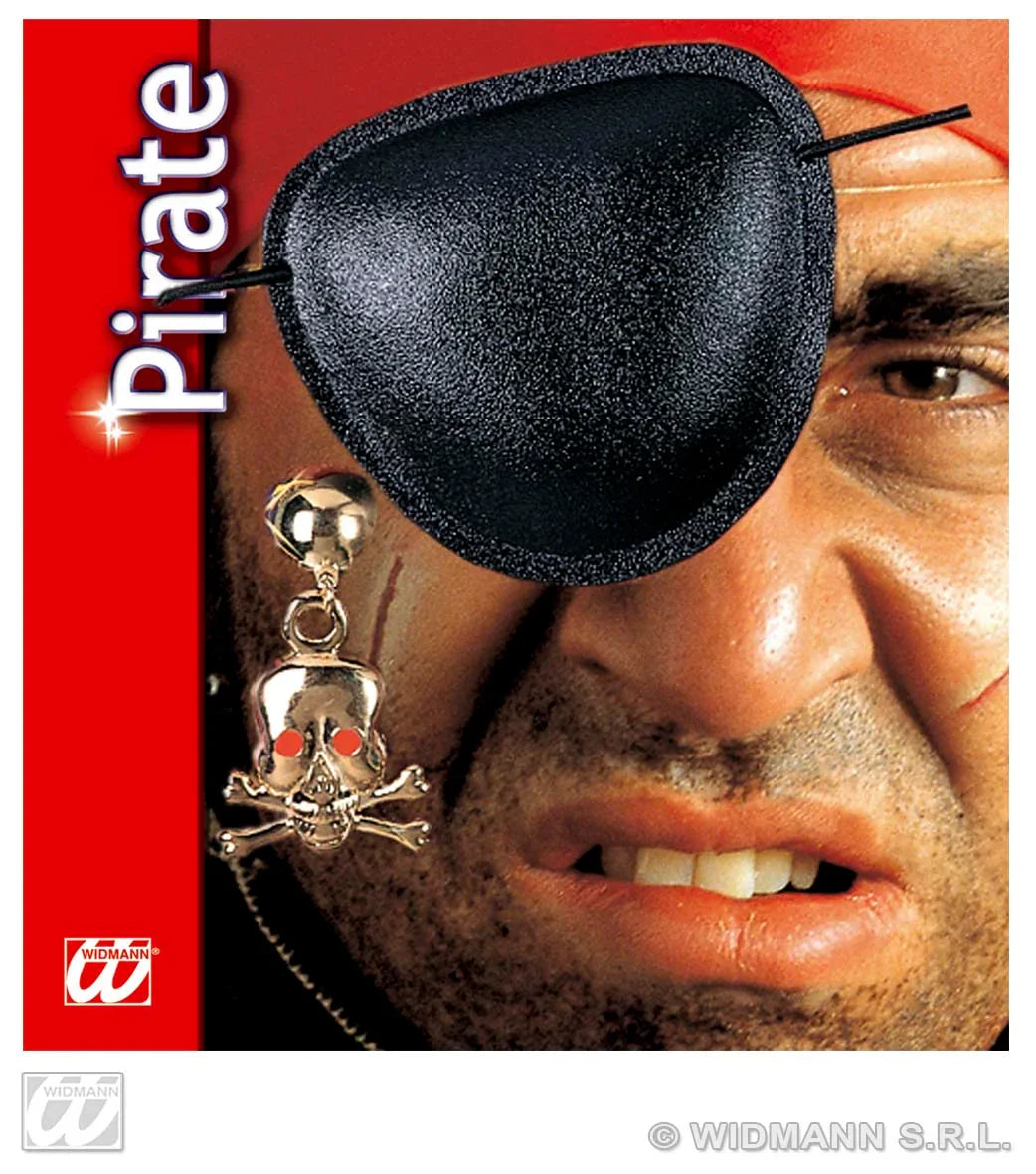 Parche Pirata con Pendientes Variados Complementos Piratas Widmann