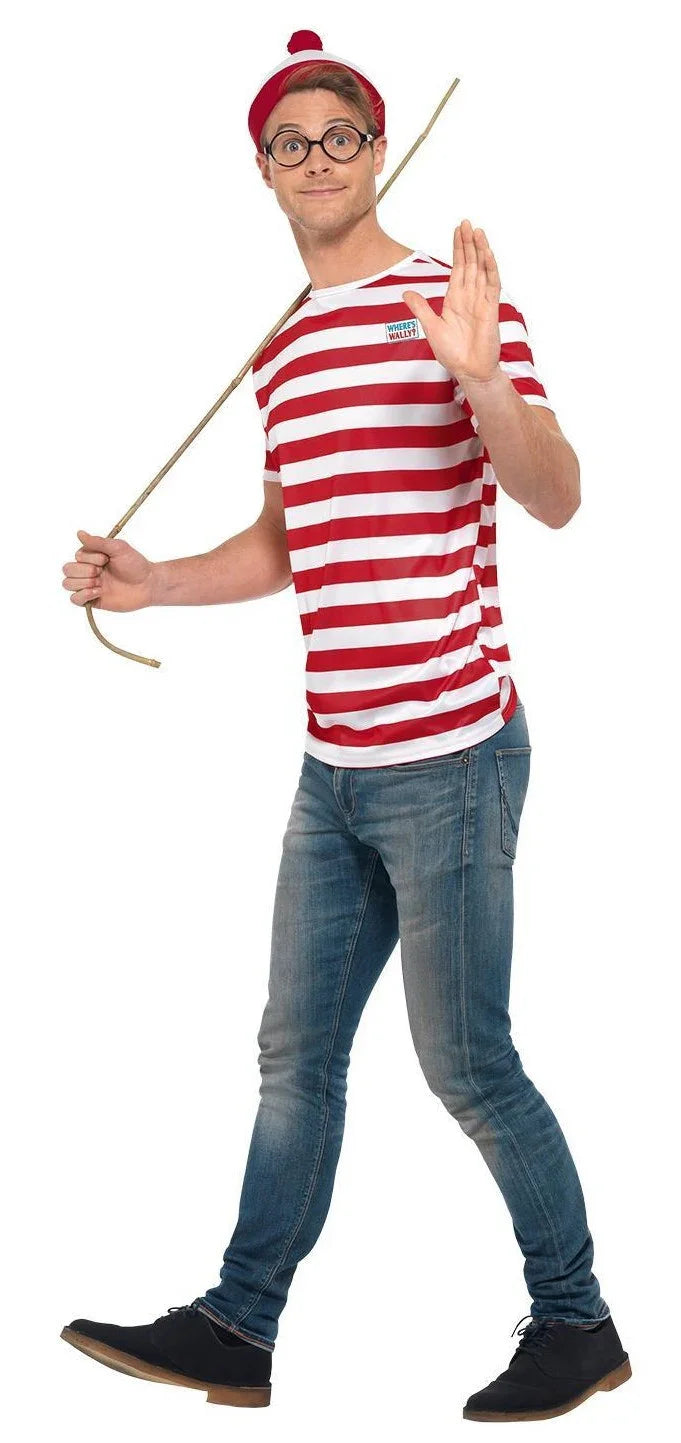 Kit de Disfraz Wally con Camiseta, Gafas y Gorro Wally Smiffys
