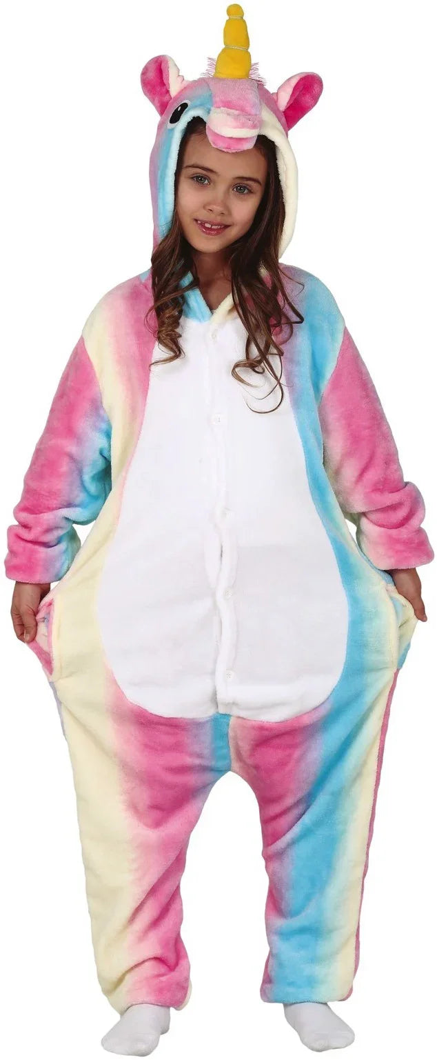 Disfraz de Unicornio Pijama Arcoíris Infantil Unicornio Guirca