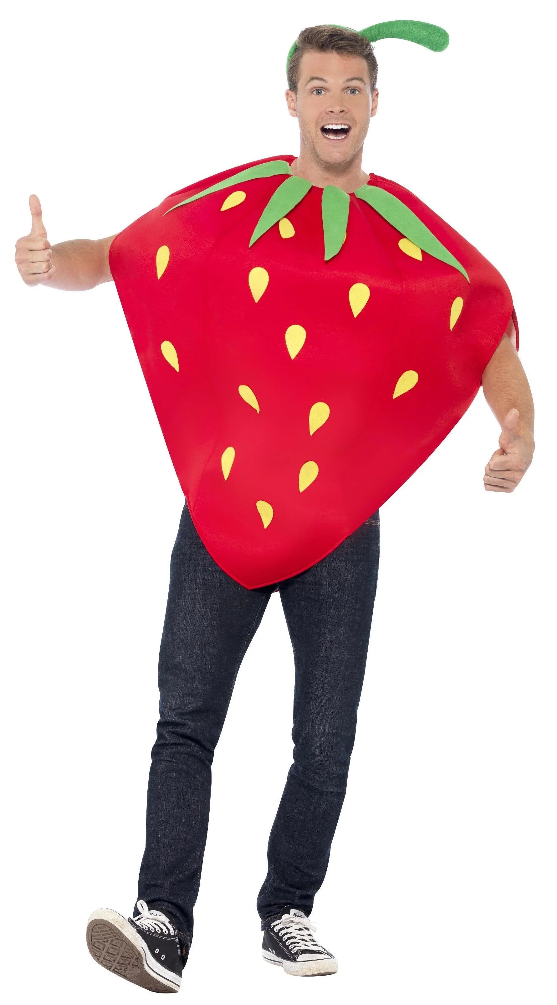 Disfraz de Fresa Sabrosa para Adulto Fresa Smiffys