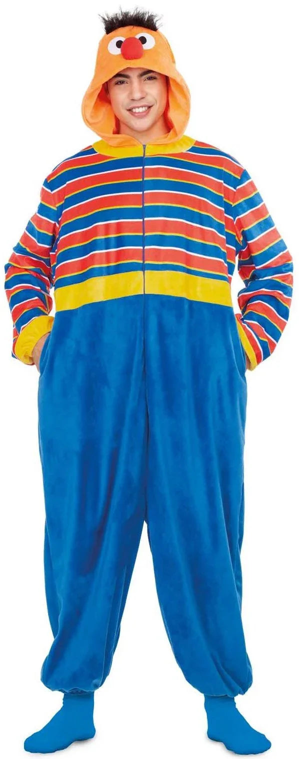 Disfraz de Epi Barrio Sésamo Pijama para Adulto Barrio Sésamo Viving