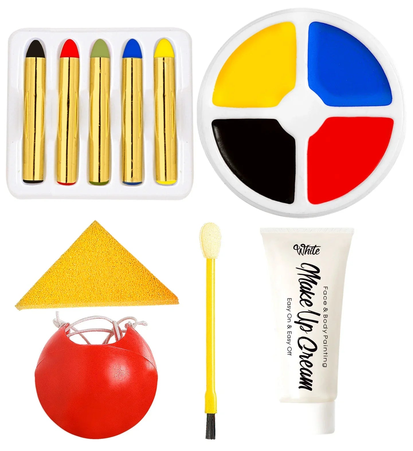 Set de Payaso Multicolor COMPLEMENTOS Widmann