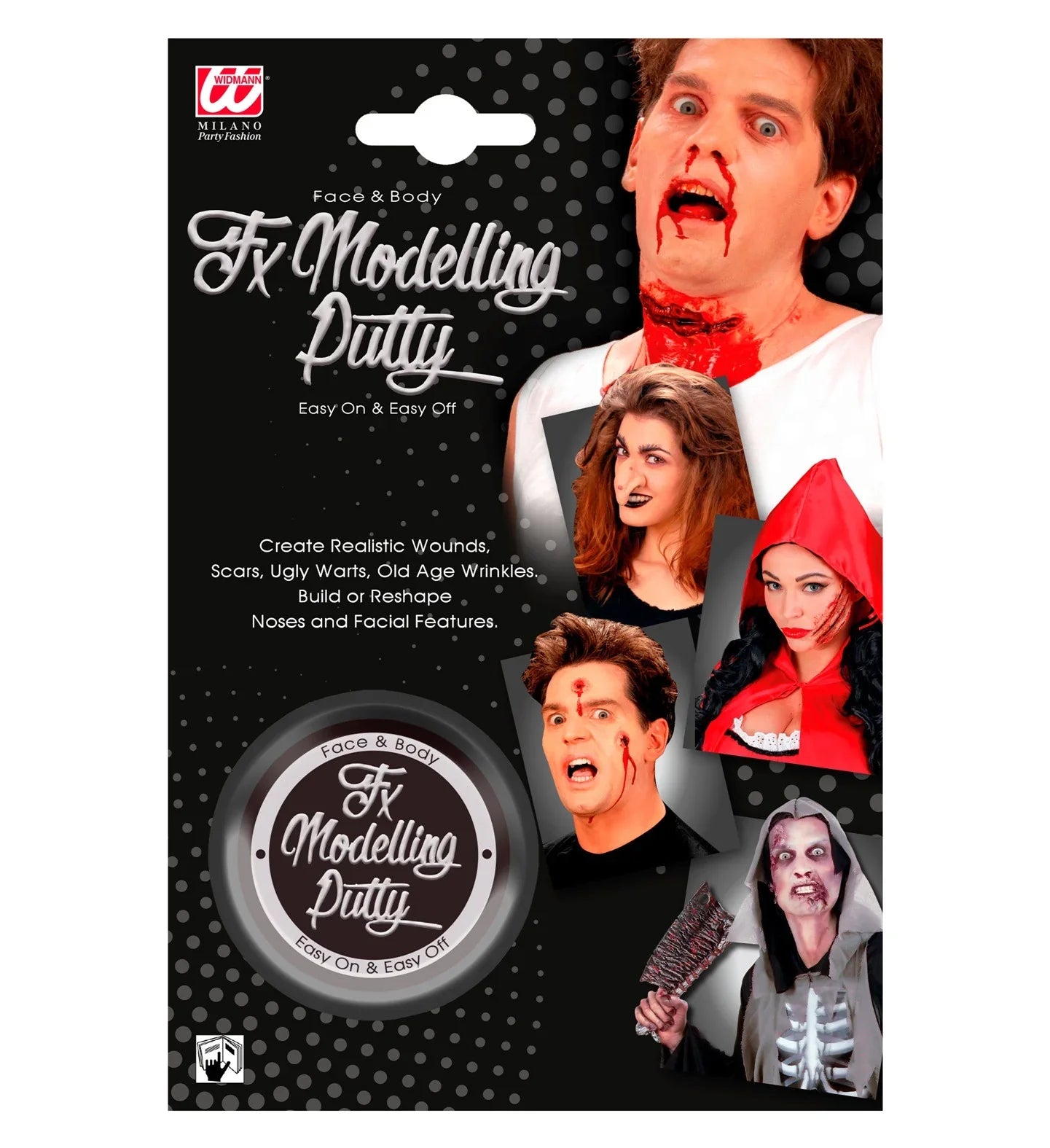 Carne Artificial para Heridas Maquillaje Halloween Widmann