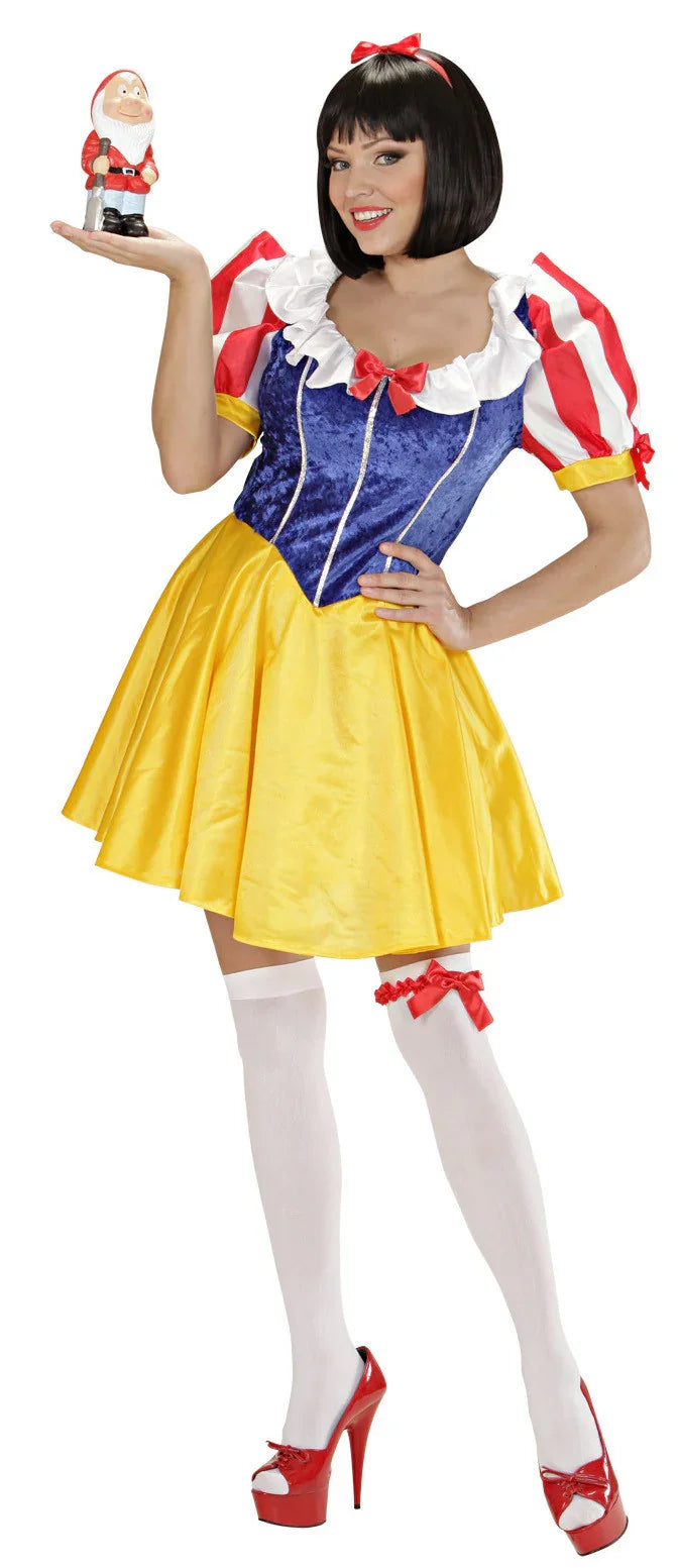 Disfraz de Blancanieves Corto para Mujer Blancanieves Widmann