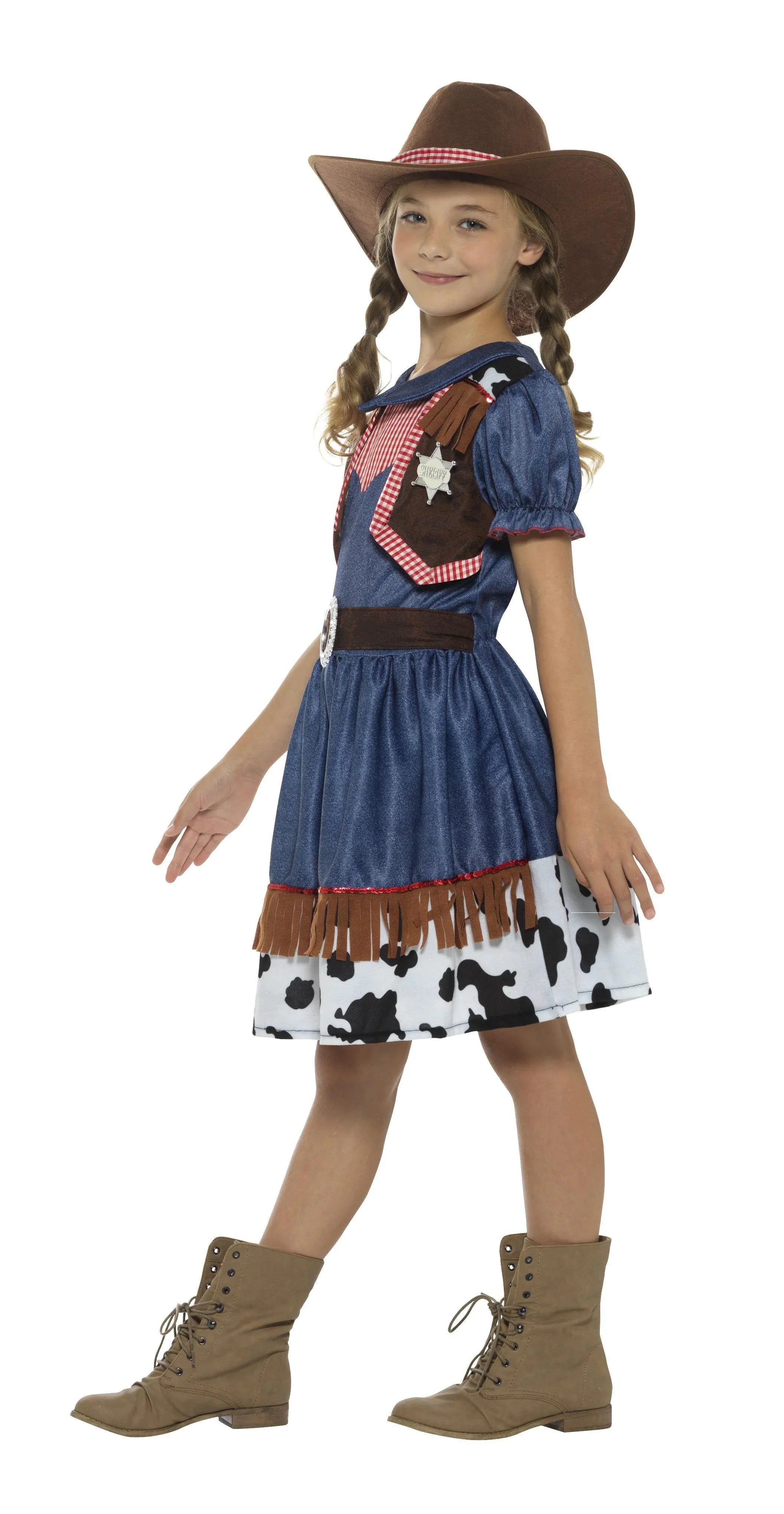 Disfraz de Vaquera Tejana para Niña Vaqueros Infantiles Smiffys