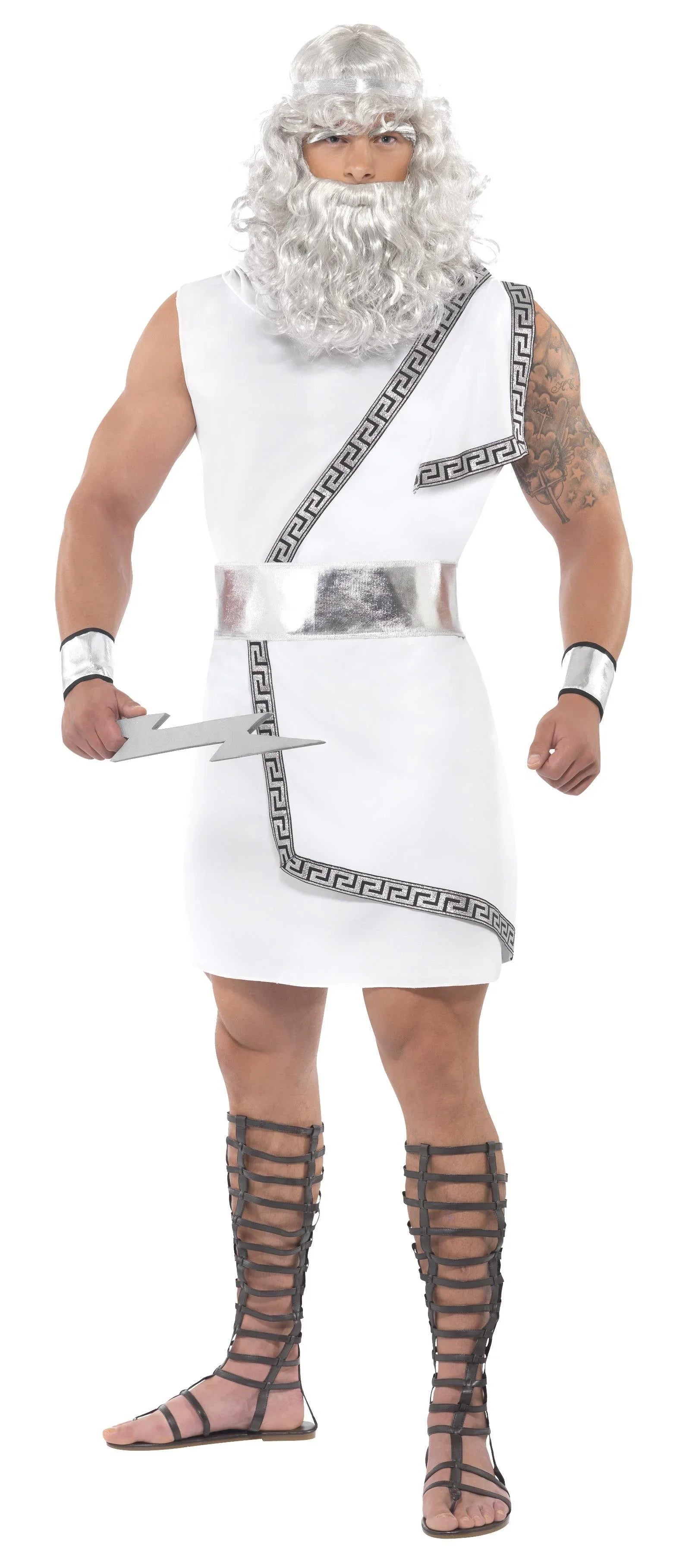 Disfraz de Dios Griego Zeus para Hombre Dioses Romanos y Griegos Smiffys