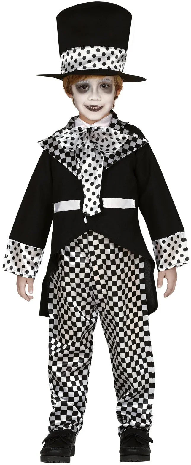 Disfraz de Sombrerero Negro Infantil Sombrerero Loco Guirca