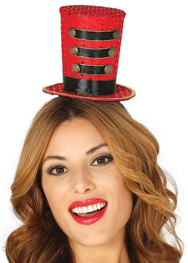 Mini Sombrero de Domadora con Diadema Domador Guirca