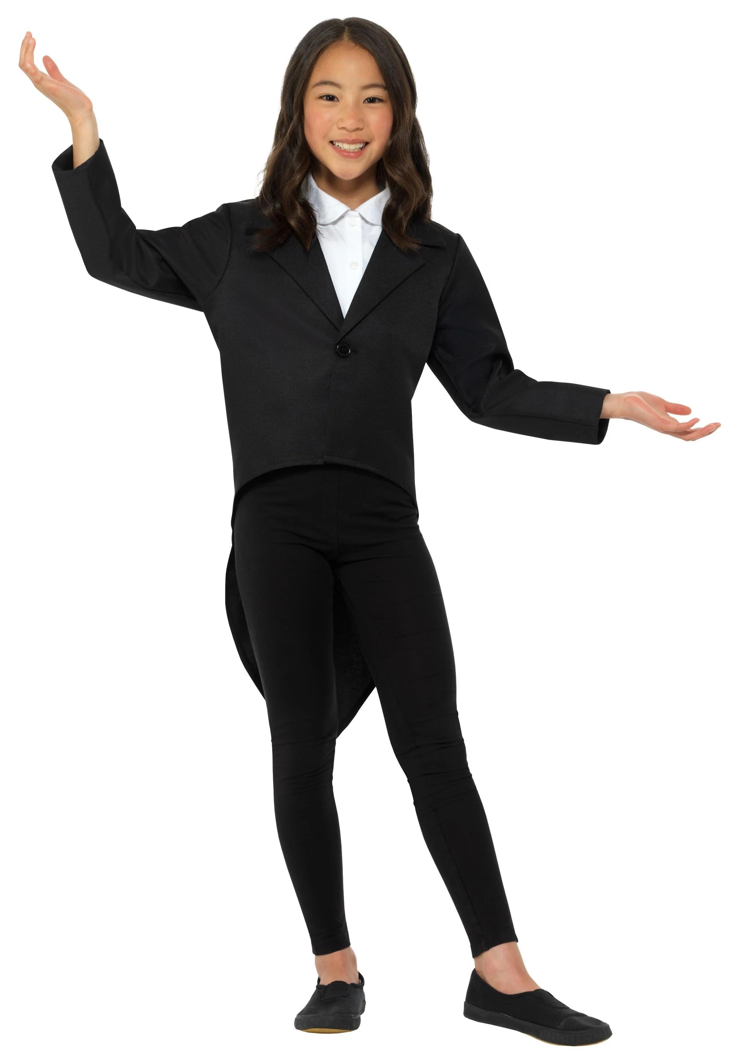 Chaqueta de Frac Negra Infantil Chaquetas, Chalecos y Camisas Smiffys