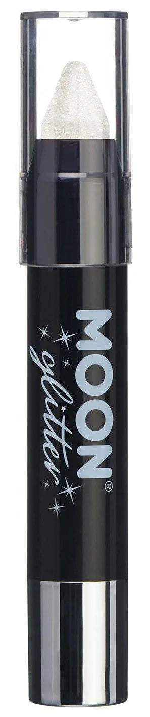 Lápices con Purpurina Iridiscente en Colores Lápices Smiffys Blanco