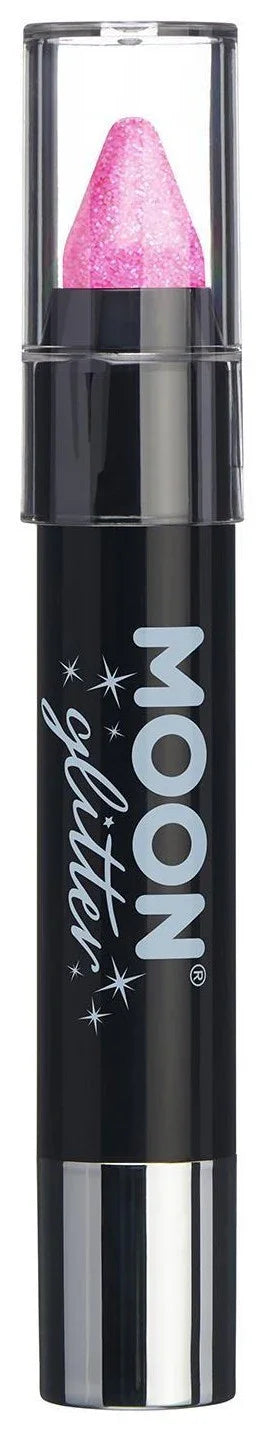 Lápices con Purpurina Iridiscente en Colores Lápices Smiffys Rosa