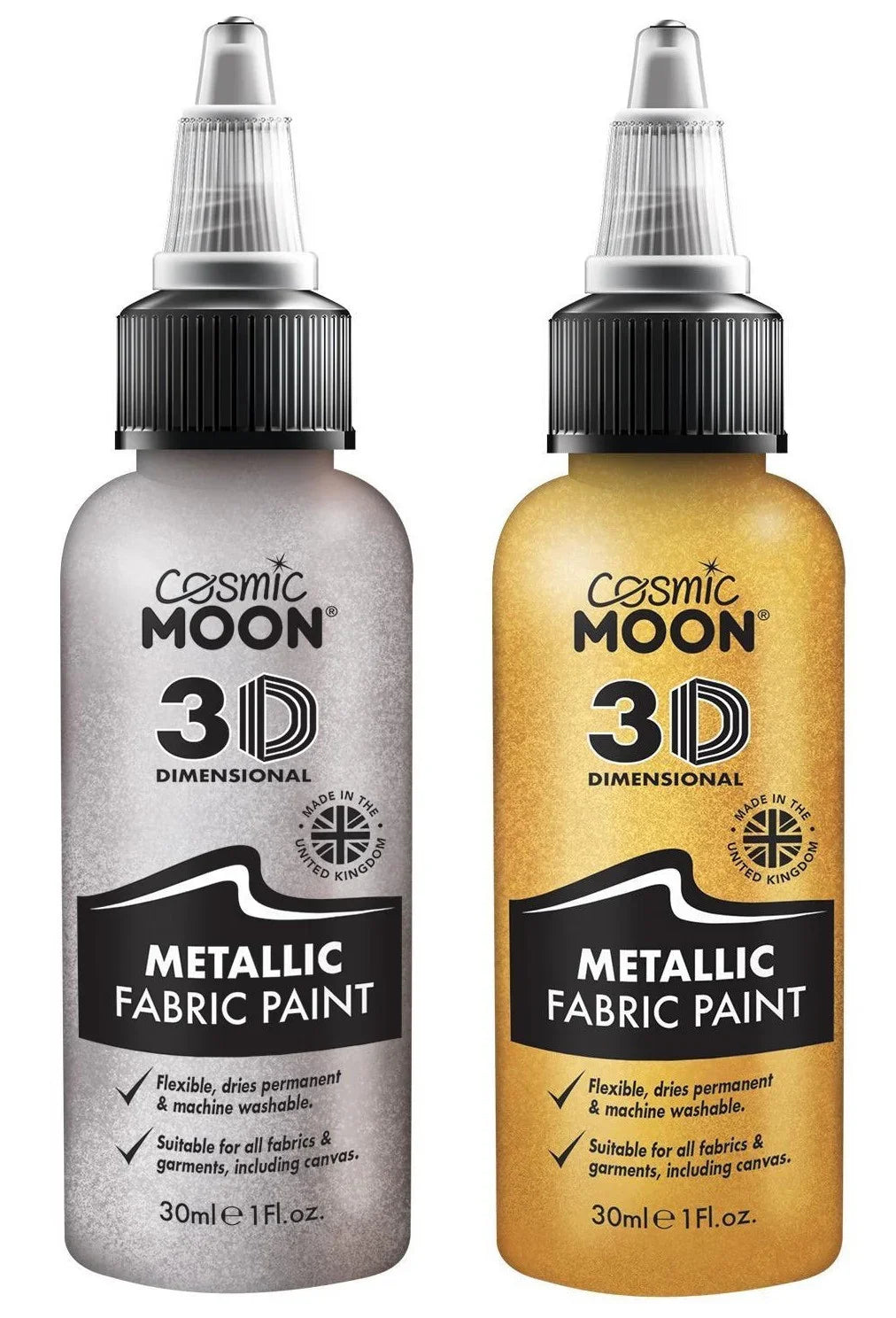 Pintura para Telas en Colores Metálicos Maquillaje y Pinturas Smiffys