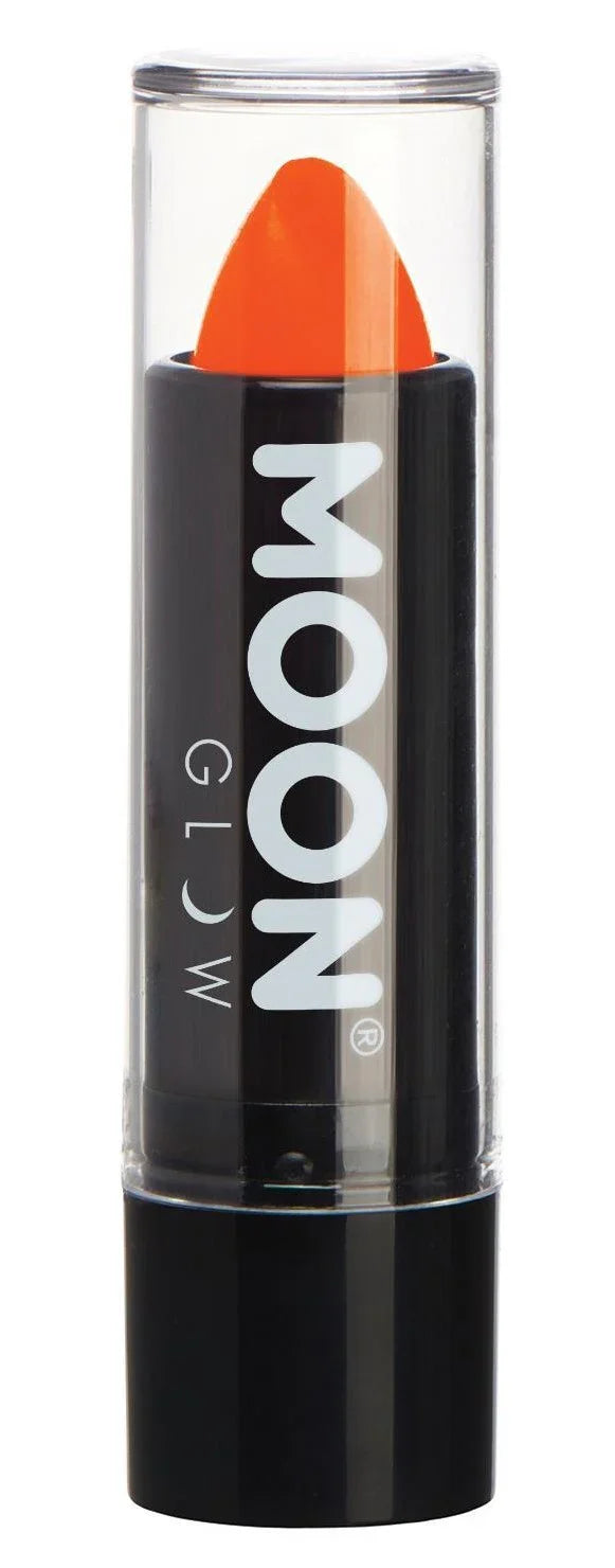 Pintalabios Neón UV en Colores Pintalabios Smiffys Naranja