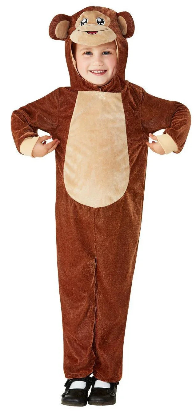 Disfraz de Mono de Peluche Divertido para Bebé Mono y Gorila Smiffys