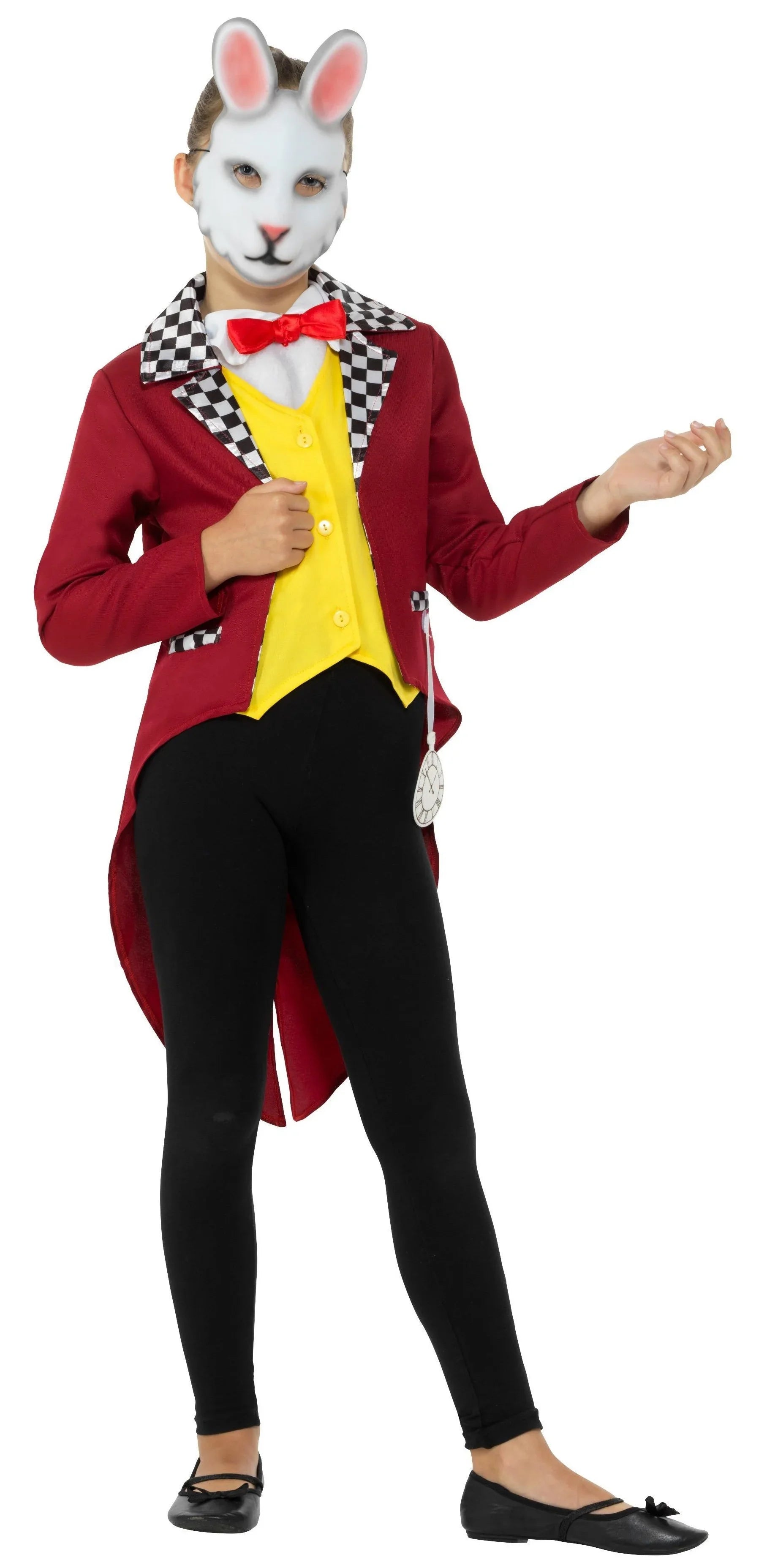 Disfraz de Conejo Blanco de Alicia con Careta para Niño Conejo Blanco de Alicia Smiffys