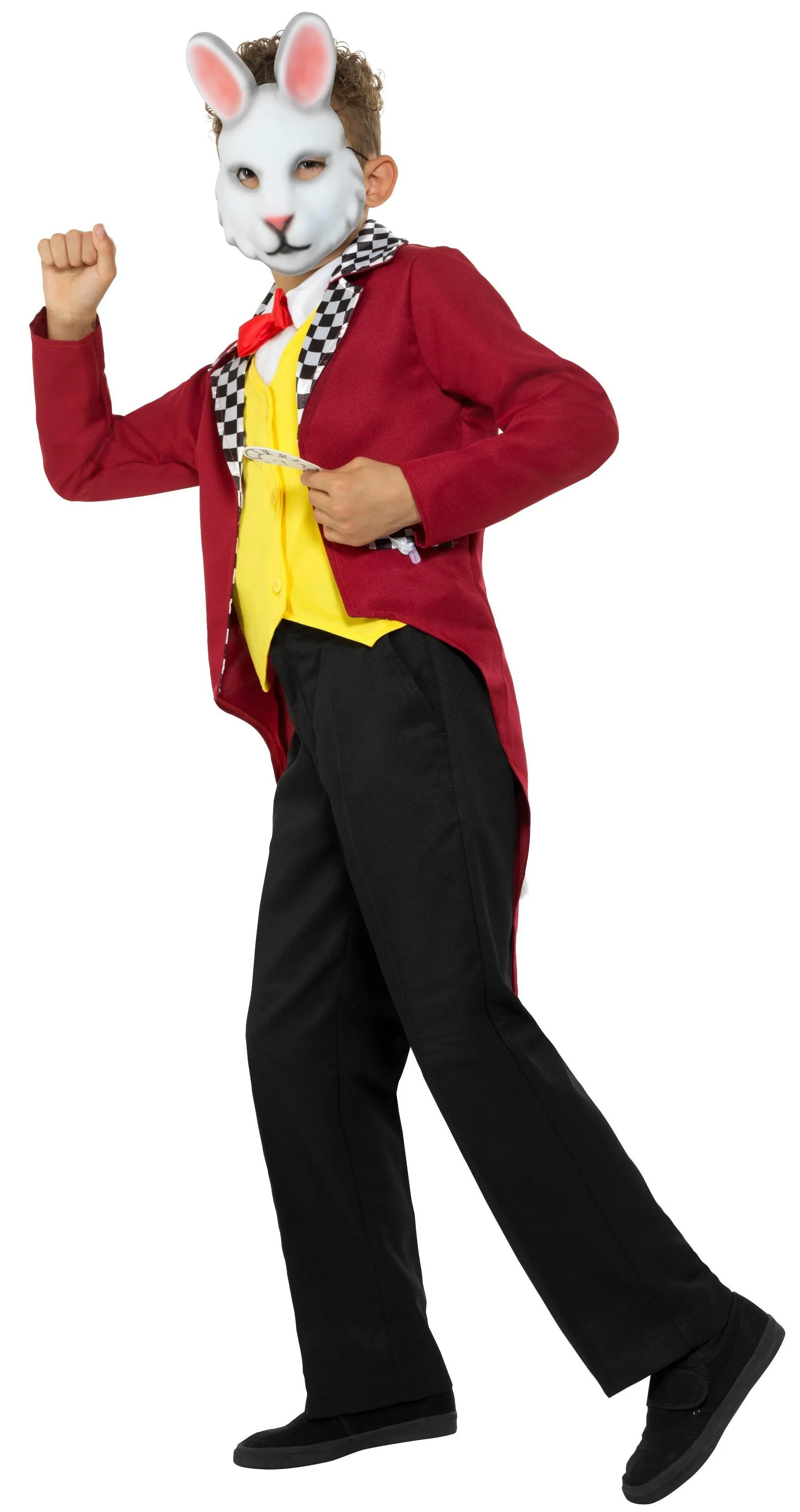 Disfraz de Conejo Blanco de Alicia con Careta para Niño Conejo Blanco de Alicia Smiffys