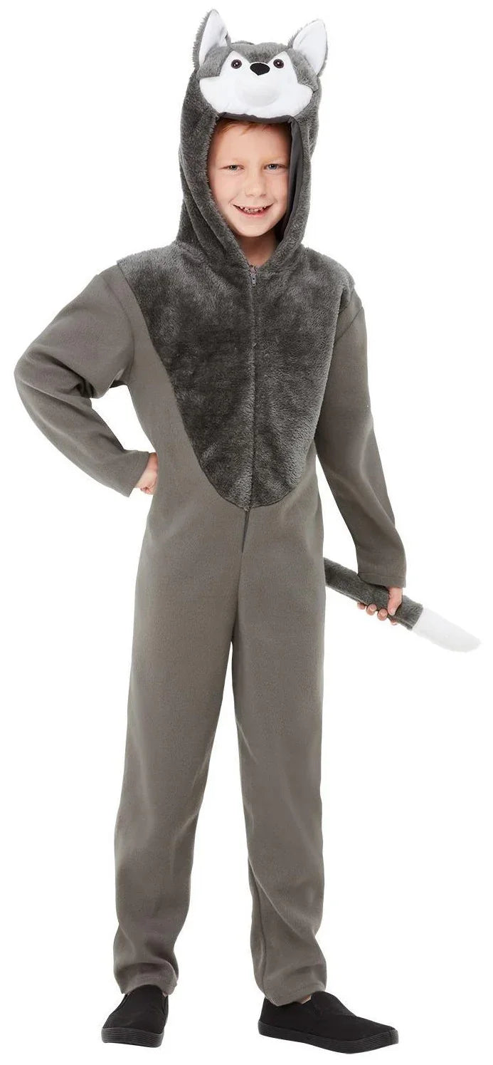 Disfraz de Lobo Gris para Niño Lobo Smiffys