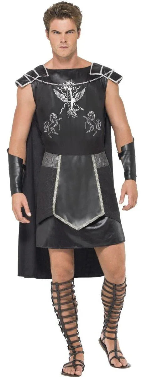 Disfraz de Gladiador Negro para Hombre Gladiador Smiffys