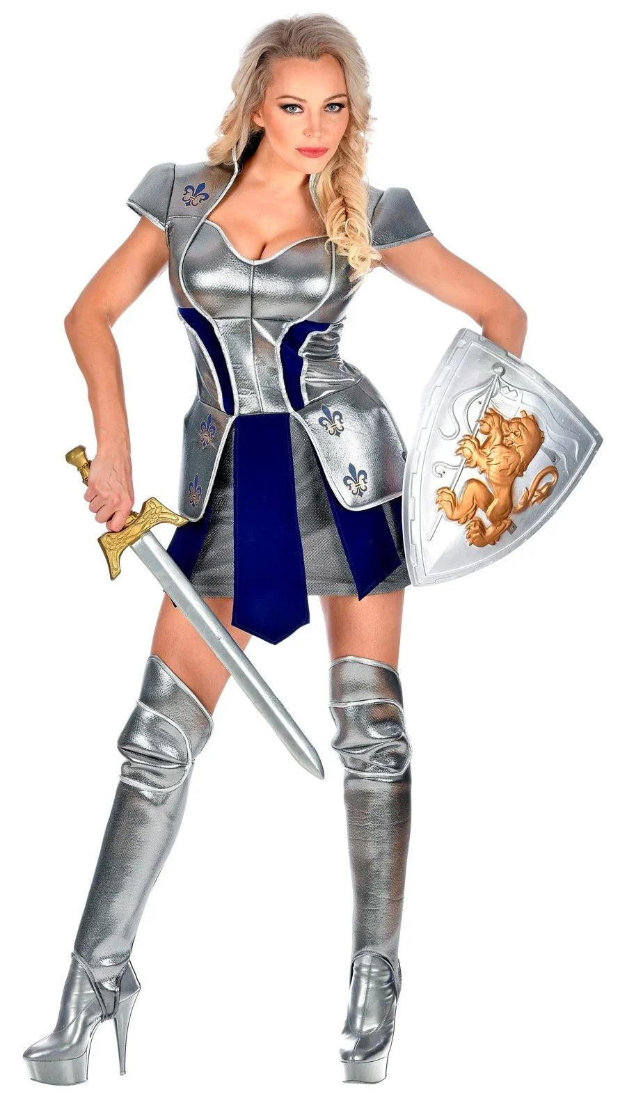 Disfraz de Caballero Medieval para Mujer Caballeros y Cruzados Medievales Widmann