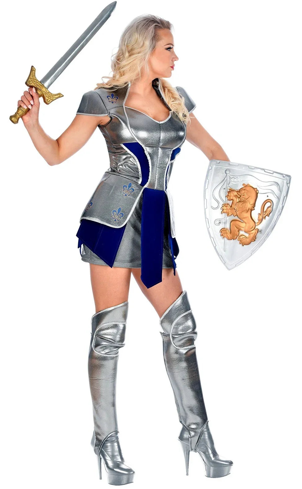 Disfraz de Caballero Medieval para Mujer Caballeros y Cruzados Medievales Widmann